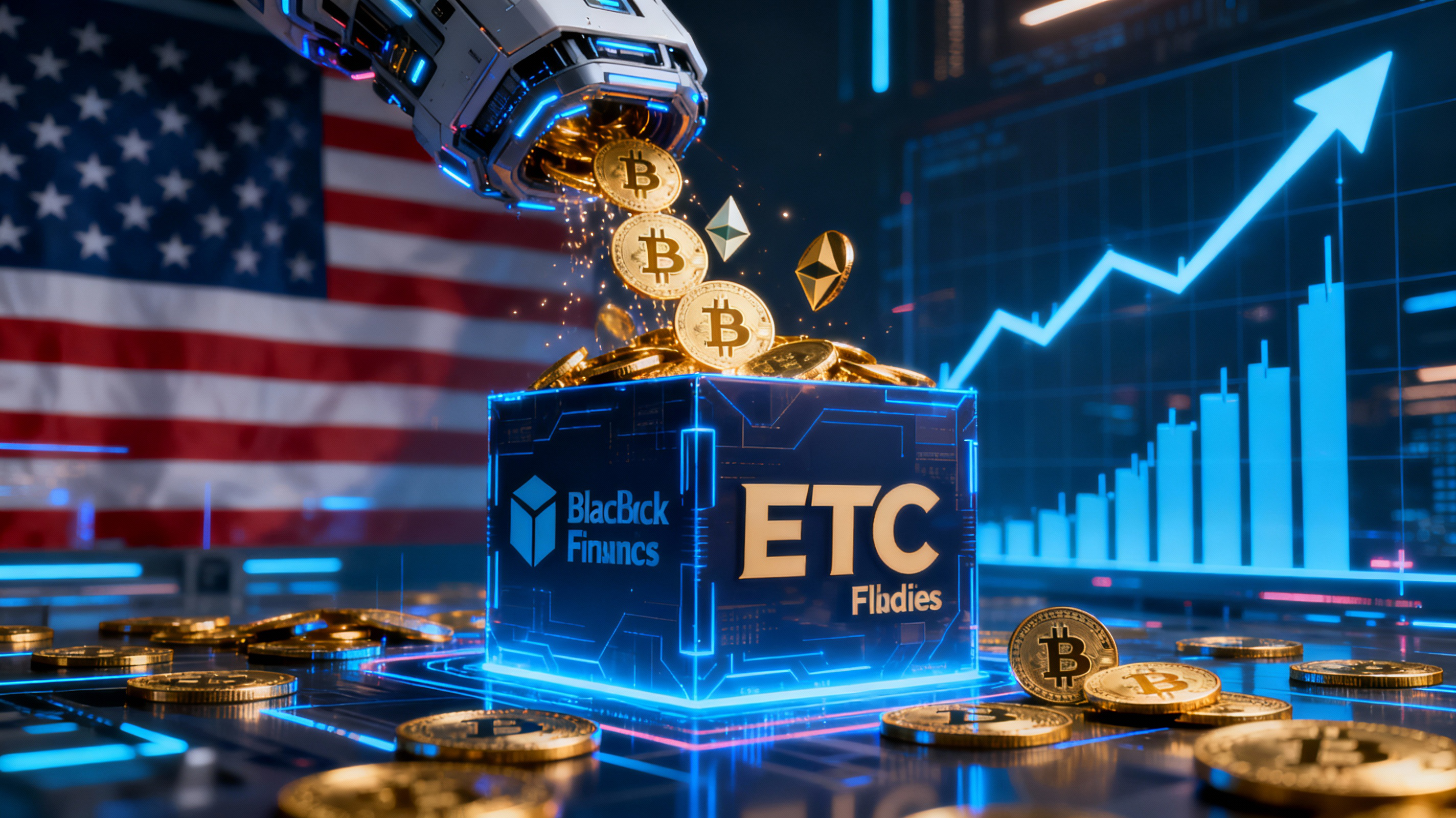 Институционалы заливают крипто-ETF: Bitcoin и Ethereum фиксируют недельный приток свыше $1 млрд